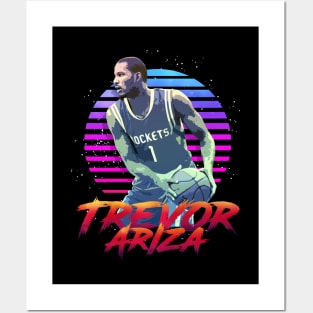 Trevor Ariza Retrowave Outrunner Posters and Art